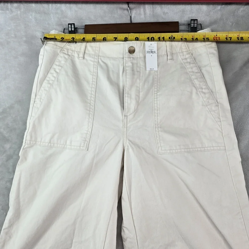 Banana Republic Authentic Chino Straight Parachute Full Pants‎ Mid Rise Womens 6